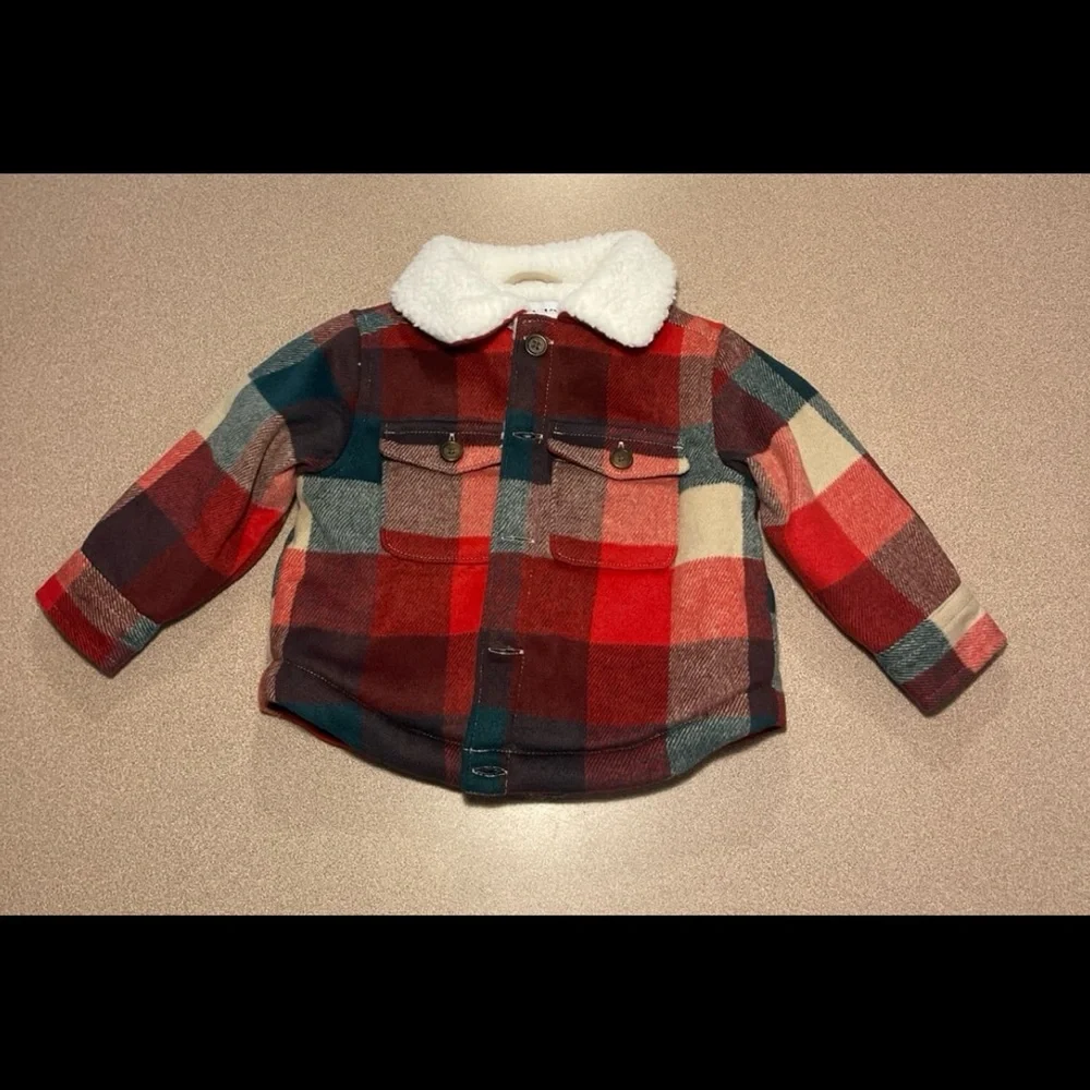 Old Navy Red and White Jacket